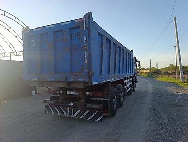 vaz 2106 mostu: Şacman (Shacman) 8x4 ağırtonnajlı samosval - Gövdə: mavi, yüksək — 5