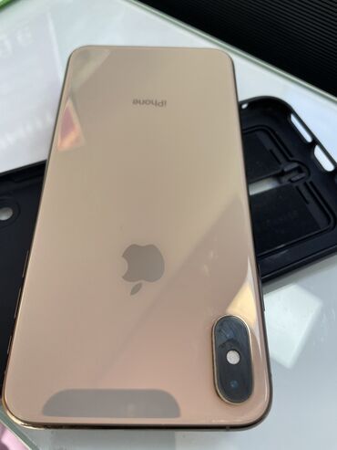 айвон xs: IPhone Xs Max, Б/у, 256 ГБ, Золотой, Зарядное устройство, Защитное стекло, Чехол, 77 %