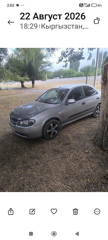 комфорт машина: Nissan Sunny: 2006 г., 1.5 л, Механика, Бензин, Седан — 2