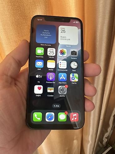 iphone x qutu: IPhone Xs, Qızılı, Face ID — 2
