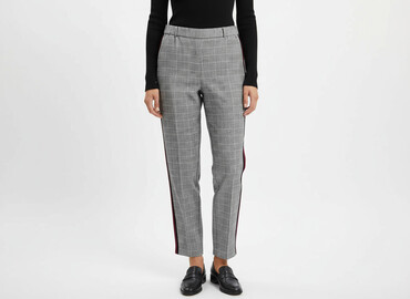 zara spodnie jedwabne: Zara, Material trousers for women, size M