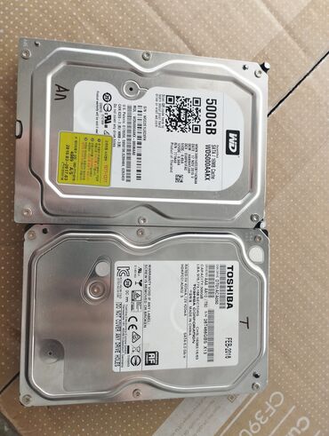 жесткие диски toshiba: Накопитель, Б/у, Toshiba, HDD, 512 ГБ, 3.5", Для ПК