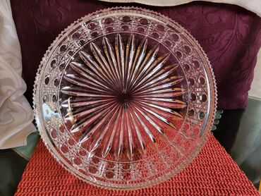 Kuhinjski setovi: Cinija nova velika Zajecar kristal i led kristal. rucni rad 70te — 7