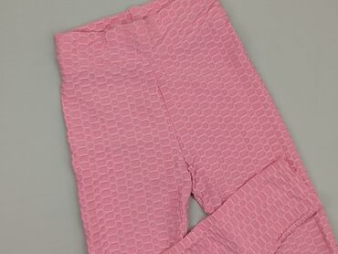 legginsy adidas damskie różowe: Legginsy, L, stan - Idealny