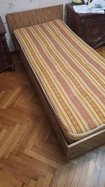 İşlənmiş, Təknəfərlik çarpayı, Bazasız, Matras ilə, Siyirməsiz