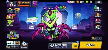 Digər bijuteriyalar: Brawl Stars hesabı. Hesabın əsas göstəriciləri: - 116915 kupa - Ən — 1