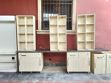 медицинская мебель бу: Salon ucun mebel ve skaflar 
hammisi birlikde 180 m — 8