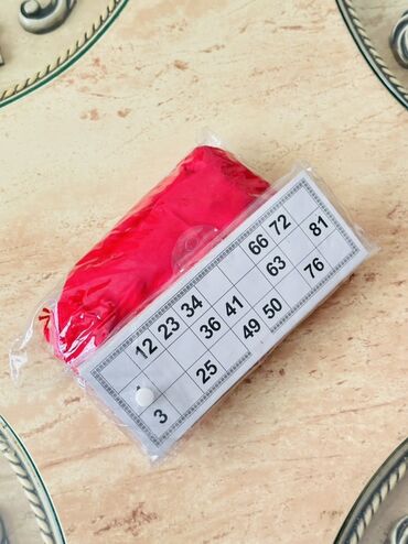 mağaza oyun dəsti: Bingo dəsti, əyləncəli oyun gecələri üçün əla seçimdir. Dəstə bingo