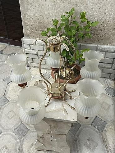 lüsdür: Çılçıraq, 6 lampa, Metal — 1