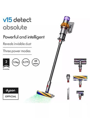 Беспроводной пылесос Dyson V15 Detect Absolute - Мощный и «умный»