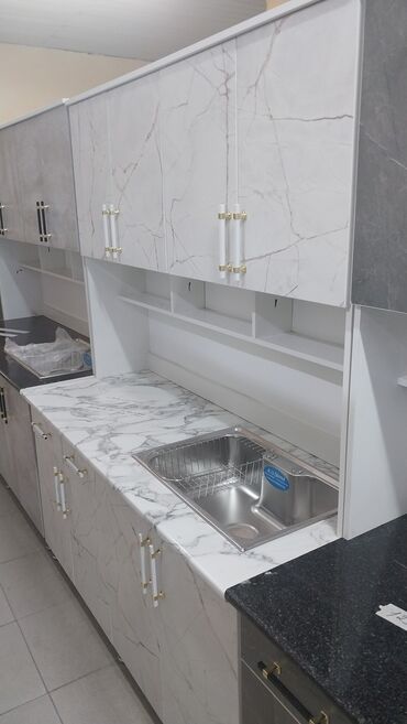 Кухонные гарнитуры: Кухонный гарнитур, Новый, цвет - Белый, Платная доставка — 10