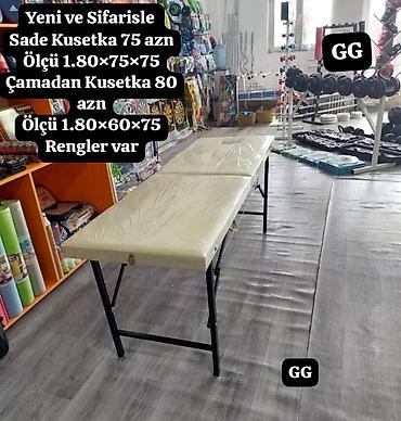 Masaj kuşetkası – müxtəlif modellər və ölçülər - Sade kuşetka: 75 AZN lalafo.az -da Masaj kuşetkası – müxtəlif modellər və ölçülər - Sade kuşetka: 75 AZN