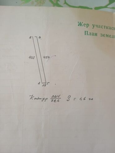 продаю участок рухий мурас: 1600 соток, Айыл чарба үчүн, Кызыл китеп