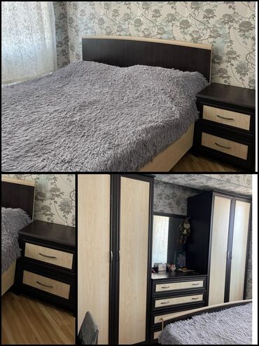 ятаг дести: Двуспальная кровать, Шкаф, Комод, 2 тумбы, Б/у