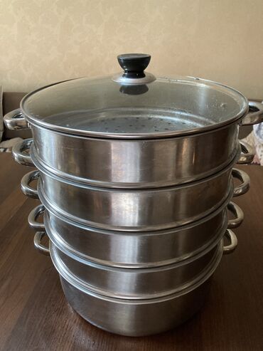 разные мелочи для дома: Продам пароварку/мантоварку с кастрюлей в отличном состоянии. Сделано