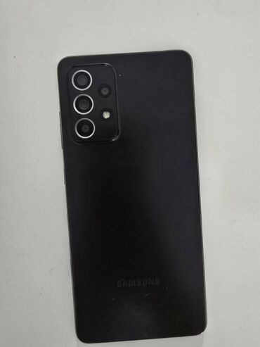 Samsung: Samsung Galaxy A52, Б/у, 128 ГБ, цвет - Черный, 2 SIM