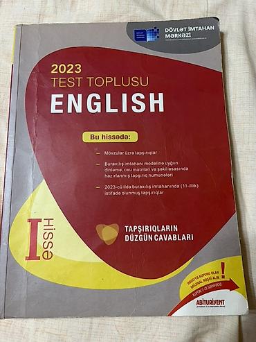 Testlər: İngilis dili Testlər 11-ci sinif, DİM, 1-ci hissə, 2023 il — 1