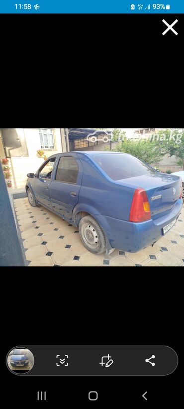 кочкор авто: Renault Logan: 2005 г., 1.4 л, Механика, Бензин, Седан