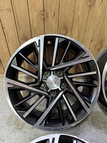 wheel: Литые Диски R 17 Hyundai, Комплект, отверстий - 5, Б/у — 4