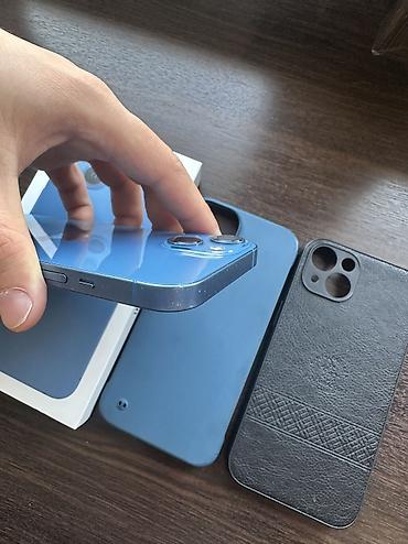 Apple iPhone: IPhone 13, Б/у, 256 ГБ, Синий, Защитное стекло, Чехол, Кабель, 766 % — 9