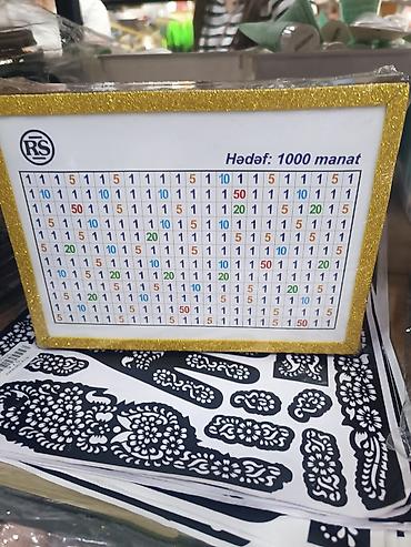 Uşaq dünyası: Məhsul: Pul yığma qutusu – “Pul atdıqca qara-la” oyunu (məqsəd: 1000 — 6