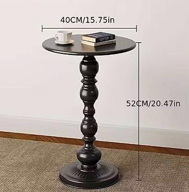 Stilski klub stolovi: Elegantni okrugli pomoćni sto - Dizajn: klasična okrugla ploča sa — 7