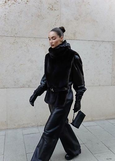 Шубы: Шубы из эконорки — женские длинные модели - Натуральная эко норка — 15