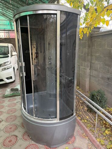 душевой краник: Алюминий, Глянцевое, Серебристый, Б/у