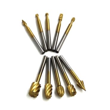 Digər alətlər: Yonmaq üçün ucluqlar, həm taxta üçün olanı var həm metal üçün olanı — 8