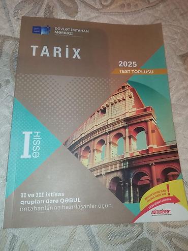 Testlər: Məhsul: “Tarix – 2025 Test Toplusu”, I hissə Nəşriyyat/Proqram — 1