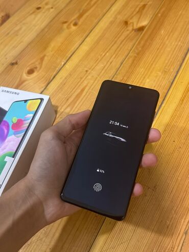 Samsung Galaxy A41, 64 GB, rəng - Qara, Barmaq izi