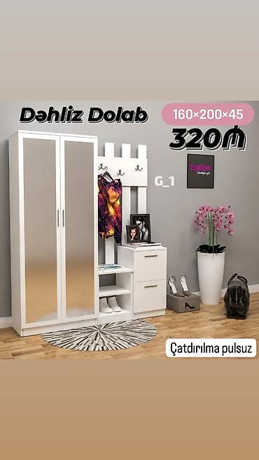 maqnit setka perde: Dəhliz Dolabı – G_1 modeli Ölçü: 160×200×45 sm Qiymət: 320₼ — 1