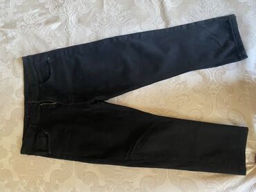Köynəklər: Qara rəngli kişi cins şalvar - Model: Klassik straight/regular kəsim