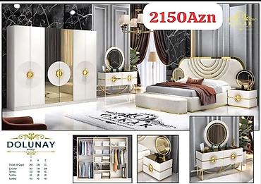 setka satisi: İkinəfərlik çarpayı, Dolab, Termo, 2 tumba, Azərbaycan, Yeni — 5