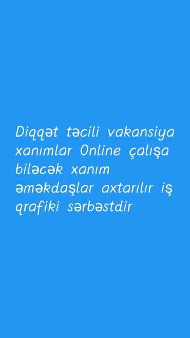 aşbaz vakansiya 2018: Digər ixtisaslar