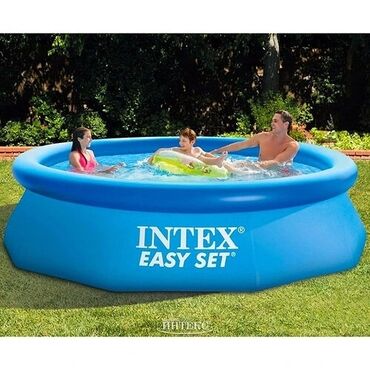 шапочки для бассейна: Доставка по всему КР Бассейн надувной Intex 28120 Easy Set 305x76 см
