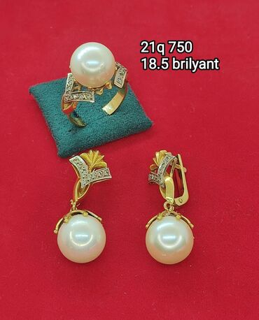 Zərgərlik dəstləri: Dəstə daxildir: Sırğa, Sarı qızıl, 585 Əyar -da lalafo.az — 4 Zərgərlik dəstləri: Dəstə daxildir: Sırğa, Sarı qızıl, 585 Əyar — 4