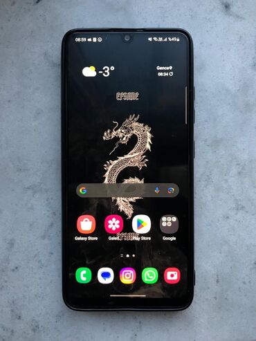 samsung s4 ekrani: Samsung Galaxy A32, 64 GB, rəng - Qara, Sensor, Barmaq izi, İki sim kartlı