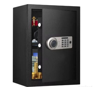 Oprema i sredstva za zaštitu: Elektronski sef sa šifrom i ključevima Imamo u ponudi 3 dimenzije — 1