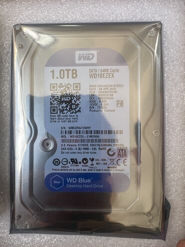 жёсткий диск новый: Накопитель, Новый, Western Digital (WD), HDD, 1 ТБ, Для ПК