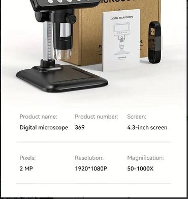 Ostali uređaji: INSKAM digitalni mikroskop
Novo.
mikroskop je bele boje — 14