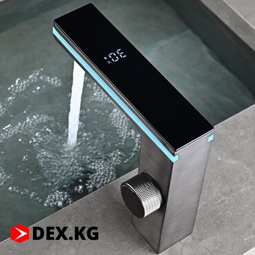 Смесители для раковин: Смеситель для раковины С термостатом и подсветкой !! Не требует — 4