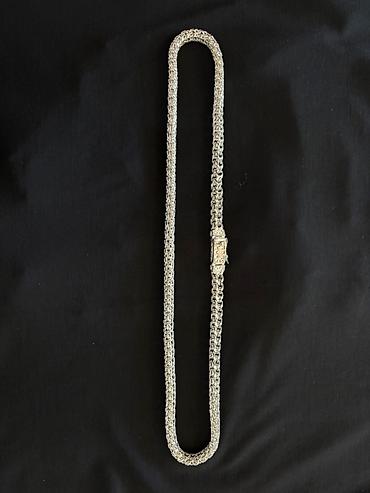 Бижутерия: 925 əyarlı gümüş boyunbağı - RAMZES 80 qr - Material: 925 sterling — 6
