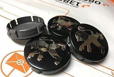 skuteri 100 kubika: ČEPOVI POKLOPCI ZA FELNE PEUGEOT 3D 60MM/56MM - CRNI NOVI | — 4