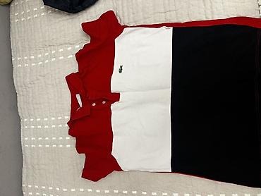 Футболки: Мужская футболка, S, L, Lacoste, Новый, цвет - Красный, Самовывоз, Платная доставка — 1