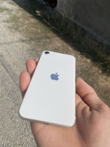 Apple iPhone: IPhone SE 2020, Б/у, 64 ГБ, Белый, Чехол, 76 % — 3