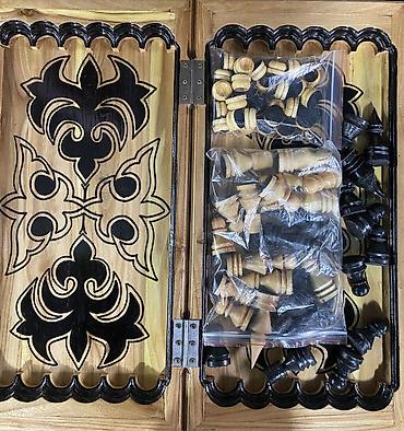 Шахматы: Нарды ШАХМАТЫ РУЧНОЙ РАБОТЫ! НА ЗАКАЗ Имеется большой ассортимент! — 9