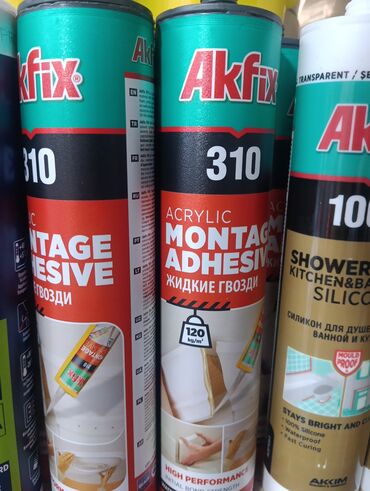 доски маркерная настенные: Акриловый монтажный клей Akfix 310, также известный как "жидкие