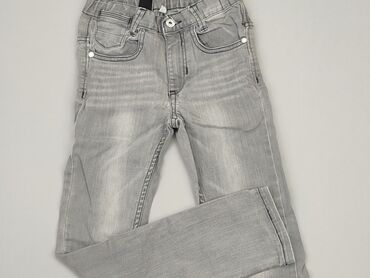 Jeansowe: Spodnie jeansowe, C&A, 10 lat, 140, stan - Dobry
