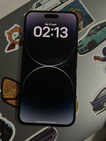 Apple iPhone: IPhone 14 Pro Max, Б/у, 128 ГБ, Черный, Коробка, 79 % — 2